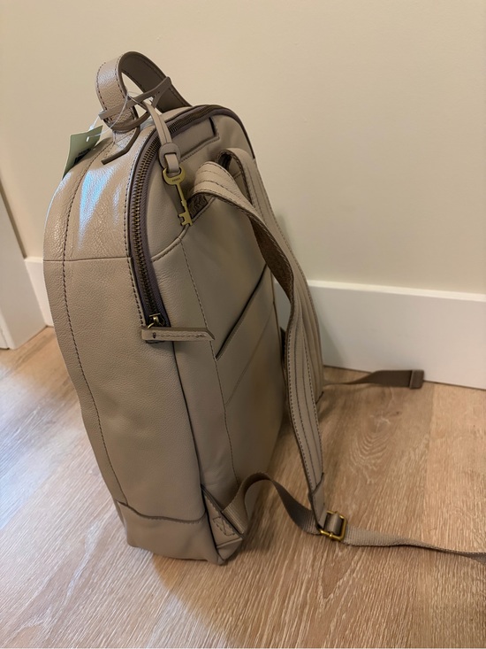 Fossil Sherri Graystone Leather Backpack main image 4